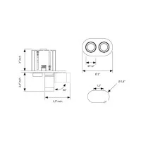 Esse-ci Teres Micro Zoom 2x Faretto da Incasso a Fascio Regolabile Esse-ci Teres Micro Zoom 2x Faretto da Incasso a Fascio Regolabile