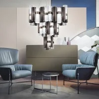 Slamp La Lollo XL LED Suspension Lamp By Lorenza Bozzoli
