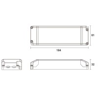 Actec Alimentatore 24V 50W Dimmerabile LED Triac Taglio di Fase