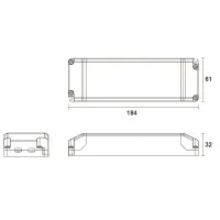 Actec Alimentatore 24V 50W Dimmerabile LED Triac Taglio di Fase
