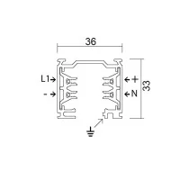 IVela DKM Square Single-phase Dimmable Electrified Track