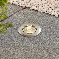 Lampo Faro LED 7W Carrabile 230V da Incasso in Alluminio e acciaio inox IP67