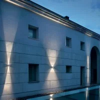 Lampo UP & DOWN 12W Lampada Cubetto da Parete LED a Biemissione con Sistema Dual Light