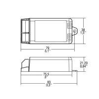 TCI MICRO MD TRAILING EDGE-LEADING EDGE 10W 350mA DC Direct Current Dimmable Electronic Driver