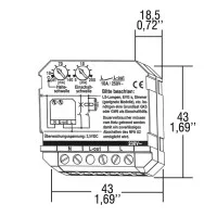 TCI Universal ETDU29 Pushbutton Dimmer For LED Lamps 230V TCI Universal ETDU29 Pushbutton Dimmer For LED Lamps 230V