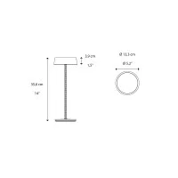 Diesel ROD LED Table Lamp with Rechargeable Battery CRI95