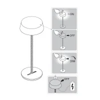 Diesel ROD LED Table Lamp with Rechargeable Battery CRI95