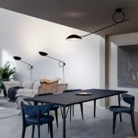 Diesel Spring Wall Lamp with Adjustable Arm and Head for Indoor