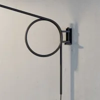 Diesel Spring Wall Lamp with Adjustable Arm and Head for Indoor
