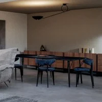 Diesel Spring Ceiling Lamp with Adjustable Arm for Indoor