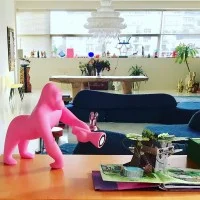 Qeeboo Kong XS Gorilla LED Table Lamp for Indoor By S. Giovannoni Qeeboo Kong XS Gorilla LED Table Lamp for Indoor By S. Giovannoni