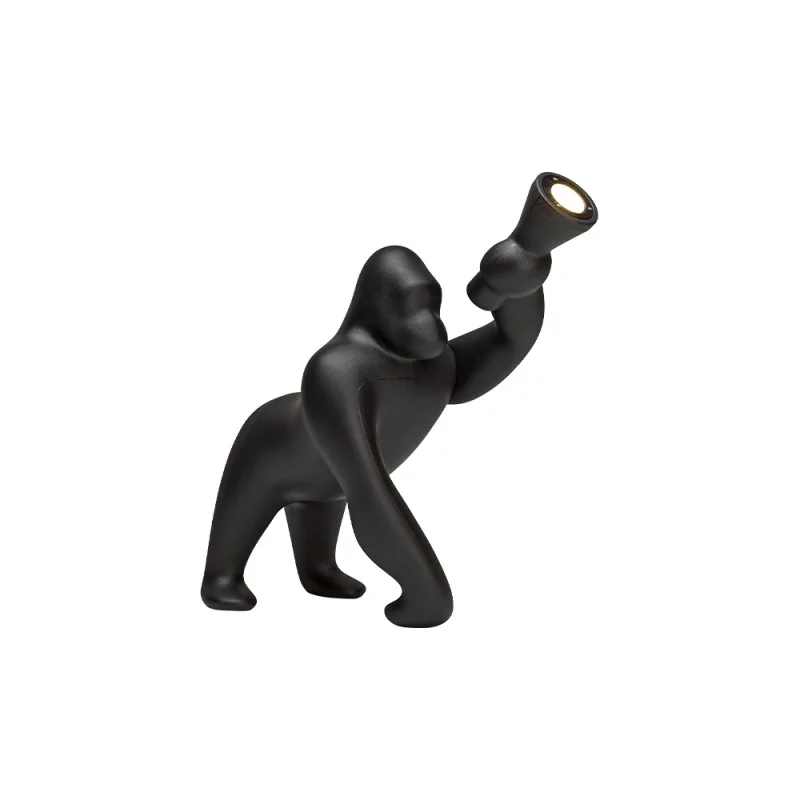 Qeeboo Kong XS Gorilla LED da Tavolo per Interno By S. Giovannoni
