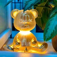 Qeeboo Teddy Boy Lampada Orsetto da Tavolo con Cavo By Giovannoni Qeeboo Teddy Boy Lampada Orsetto da Tavolo con Cavo By Giovannoni
