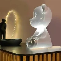 Qeeboo Teddy Boy Lampada Orsetto da Tavolo con Cavo By Giovannoni Qeeboo Teddy Boy Lampada Orsetto da Tavolo con Cavo By Giovannoni