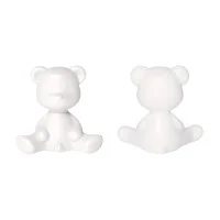 Qeeboo Teddy Boy Lampada da Tavolo RGB a Batteria By Giovannoni