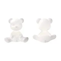Qeeboo Teddy Boy Lampada da Tavolo RGB a Batteria By Giovannoni
