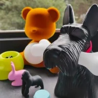 Qeeboo Scottie Lampada Cagnolino LED a Batteria By Giovannoni