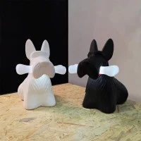 Qeeboo Scottie Lampada Cagnolino LED a Batteria By Giovannoni