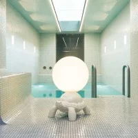 Qeeboo Turtle Carry Lamp Tartaruga LED a Batteria By Marcantonio