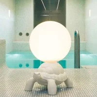 Qeeboo Turtle Carry Lamp LED Battery-Powered By Marcantonio