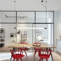 Wever & Ducrè DARF Lampada Tubolare Neon LED da Sospensione