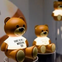Kartell x Moschino TOY Teddy Bear LED Lamp By Jeremy Scott Kartell x Moschino TOY Teddy Bear LED Lamp By Jeremy Scott