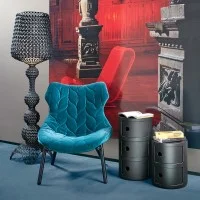 Kartell Kabuki LED Floor Lamp for Indoors By Ferruccio Laviani Kartell Kabuki LED Floor Lamp for Indoors By Ferruccio Laviani