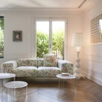 Kartell Kabuki LED Floor Lamp for Indoors By Ferruccio Laviani Kartell Kabuki LED Floor Lamp for Indoors By Ferruccio Laviani