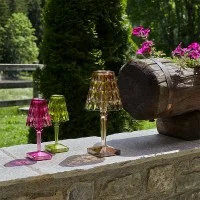 Kartell Big Battery LED Table Lamp By Ferruccio Laviani Kartell Big Battery LED Table Lamp By Ferruccio Laviani