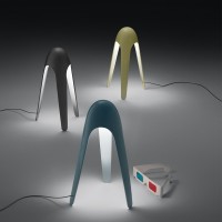 Martinelli Cyborg Lampada LED da Tavolo con Sensore By Karim Rashid