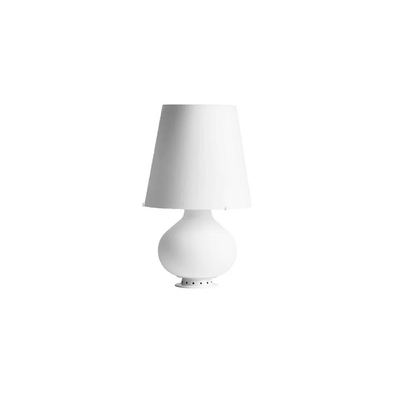 Fontana Arte Fontana Small Table Lamp with Diffused Light with Double Switch By Max Ingrand Fontana Arte Fontana Small Table Lamp with Diffused Light with Double Switch By Max Ingrand