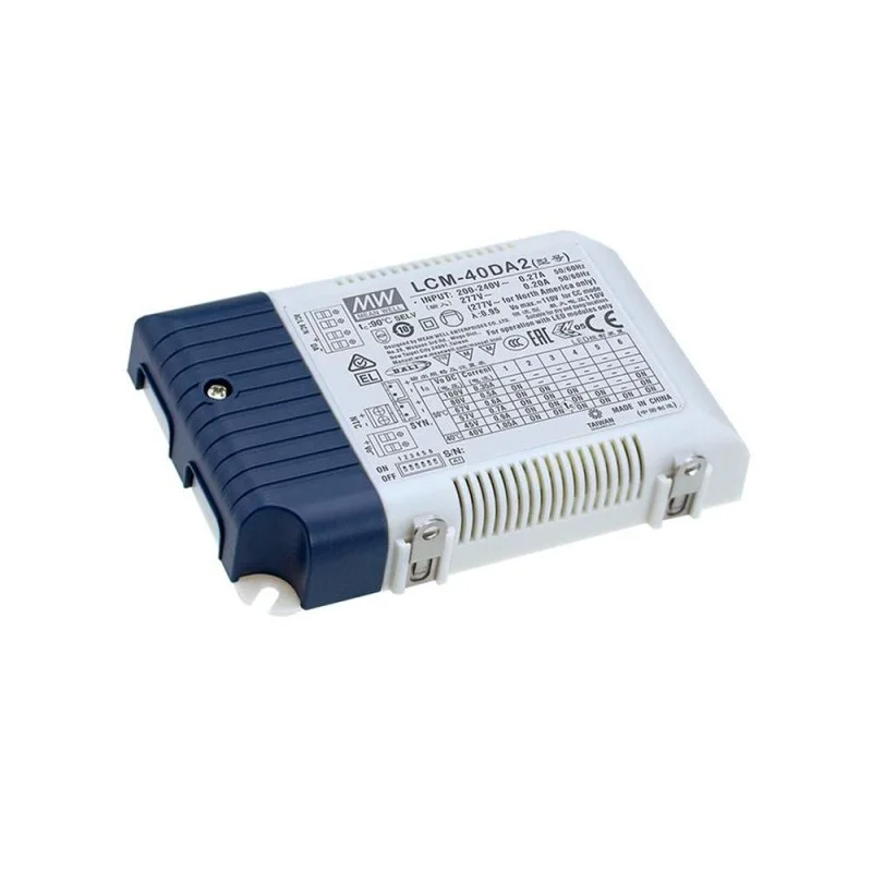 Meanwell Driver LCM-40DA2 42W 350-1050mA DALI 2 Dimmable Meanwell Driver LCM-40DA2 42W 350-1050mA DALI 2 Dimmable