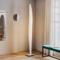 Kundalini Shakti Tubular Floor Lamp with Diagonal Cut for Indoor Kundalini Shakti Tubular Floor Lamp with Diagonal Cut for Indoor