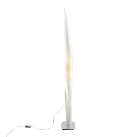 Kundalini Shakti Tubular Floor Lamp with Diagonal Cut for Indoor