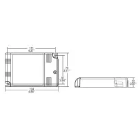 TCI LED Driver 110-240V DC MAXI JOLLY HV DALI 60W 1-10V Push Dimmable