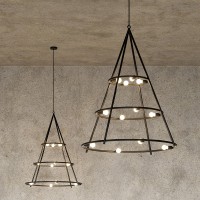 Artemide El Poris Conical Suspension Lamp for Indoor By H&deM