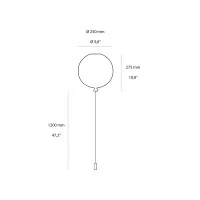 Brokis Memory PC878 Colored Glass Ceiling Suspension Balloons