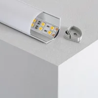 Lampo Aluminum big Angular Surface Profile 2 Meters For Strip Led