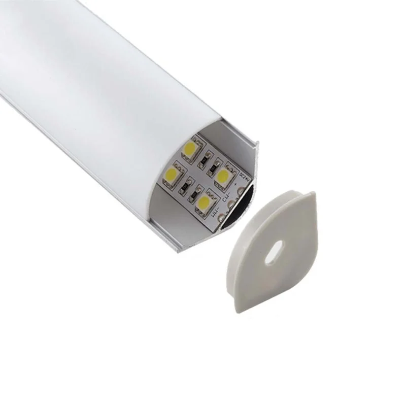 Lampo Profilo Angolare grande Da Appoggio A Superficie In Alluminio 2 Metri Per Strip Led Lampo Profilo Angolare grande Da Appoggio A Superficie In Alluminio 2 Metri Per Strip Led