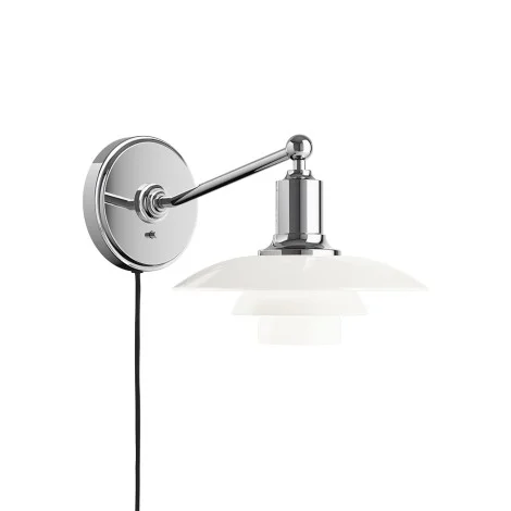Louis Poulsen PH 2/1 Lampada da Parete in Vetro By Henningsen