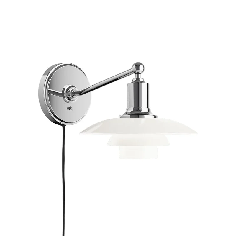 Louis Poulsen PH 2/1 Lampada da Parete in Vetro By Henningsen