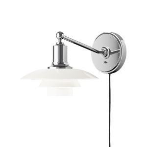 Louis Poulsen PH 2/1 Wall in Opaline Glass By Poul Henningsen
