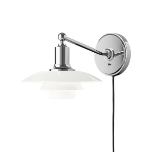 Louis Poulsen PH 2/1 Wall in Opaline Glass By Poul Henningsen