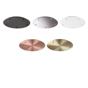 Ideal Lux Rosone Standard 5 Cavi Tondo per Sospensioni Multiple