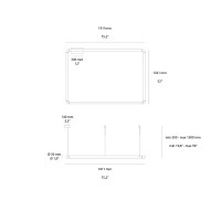 Artemide Alphabet of Light RECTANGULAR Lampada LED Sospensione