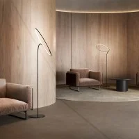 Kundalini Poise LED Ring Light Table Lamp By Robert Dabi