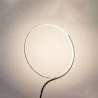 Kundalini Poise Lampada da Terra Ring Light LED By Robert Dabi
