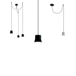copy of Artemide Ipno LED Suspension Lamp with Spiral Optic By De Lucchi