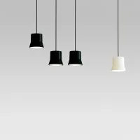 copy of Artemide Ipno LED Suspension Lamp with Spiral Optic By De Lucchi