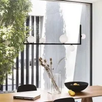 Ideal Lux Birds SP5 Lampada LED da Sospensione con Sfere in Vetro